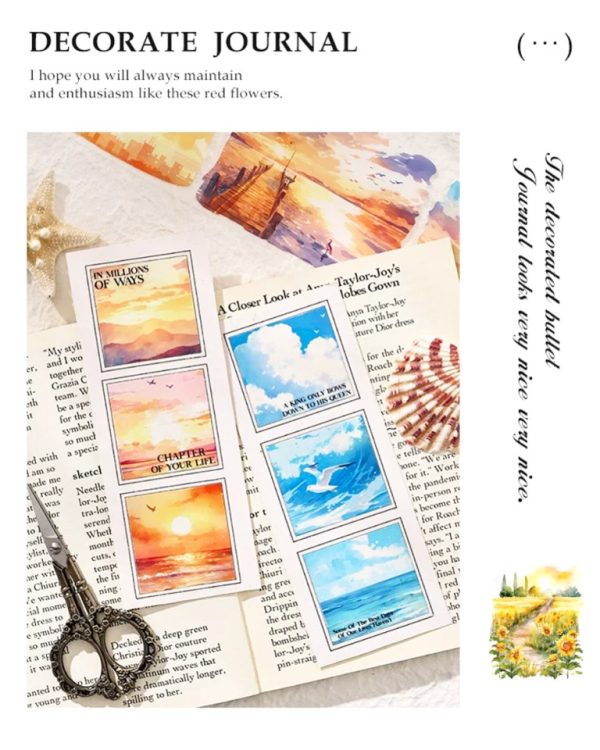 چسب واشی Lace flower language - Image 9