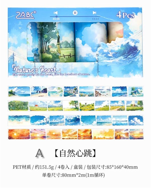 چسب واشی Lace flower language - Image 15