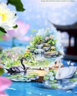 استیکر Beside the small pond - Image 5