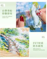 استیکر Beside the small pond - Image 8