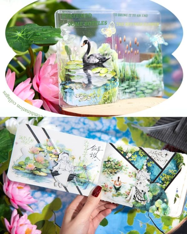 استیکر Beside the small pond - Image 9