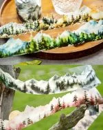 چسب واشی Mountain and forest - تصویر 4