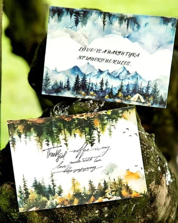 چسب واشی Mountain and forest - تصویر 7
