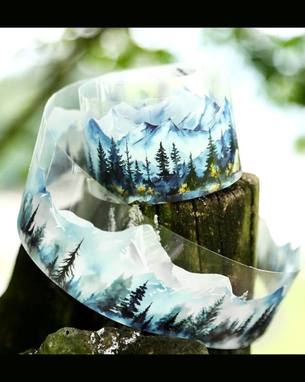 چسب واشی Mountain and forest - Image 2