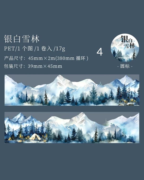 چسب واشی Mountain and forest - Image 14