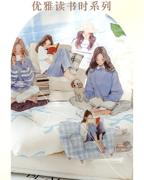 استیکر Elegant Reading - Image 2