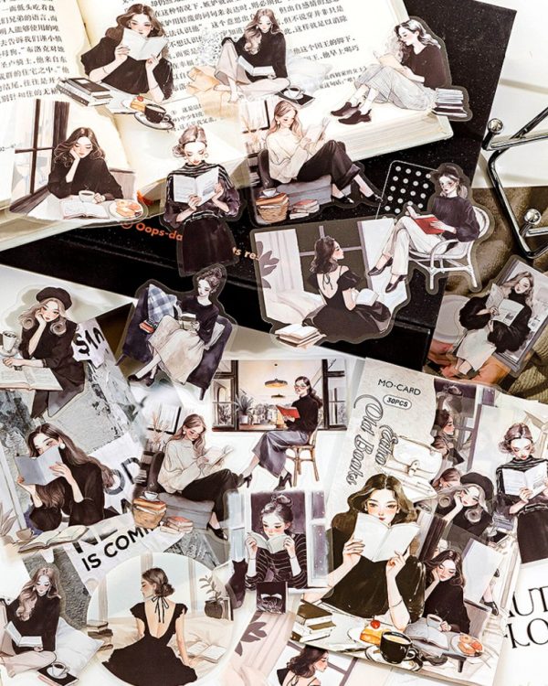 استیکر Elegant Reading - Image 7