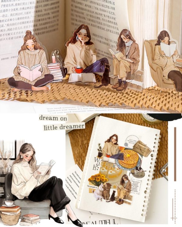 استیکر Elegant Reading - Image 10