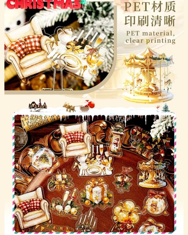 استیکر Christmas surprise night - Image 8