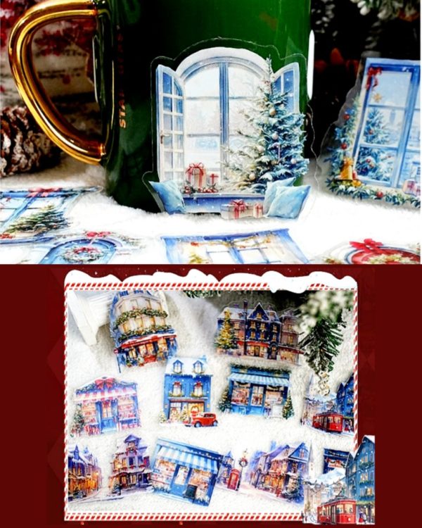 استیکر Christmas surprise night - Image 11