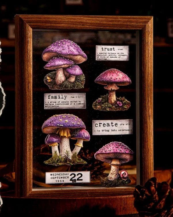 استیکر mushroom specimen collection - تصویر 5