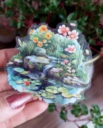 استیکر Lotus pond - تصویر 10